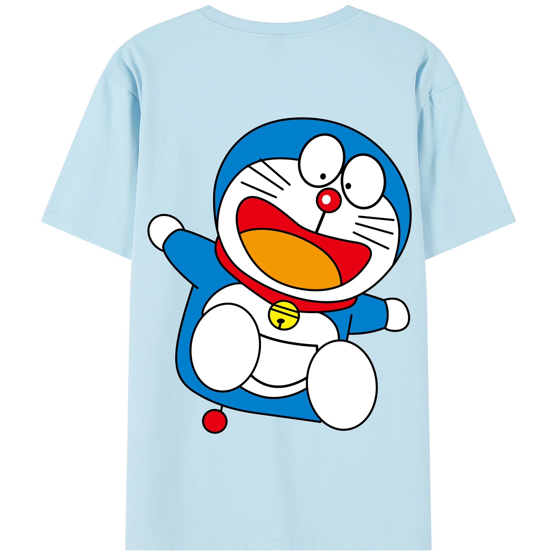 （画像用） ドラえもん Doraemon 綿100％半袖Tシャツ（背面プリント）